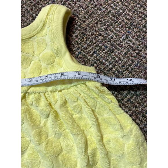 Hanna Andersson Yellow Floral 2T Girls Sleeveless Terry Dress, NWOT - Picture 2 of 7